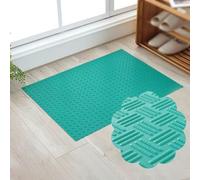 Vibeo Tapis Caoutchouc Antidérapant Tapis de Sol Intérieur en Caoutchouc Texturé 3D, Tapis Protection Antidérapant pour Garage, Rouleau Revêtement de Sol Imperméable 3 mm(A,0.6x3.6m (2x11.8ft))