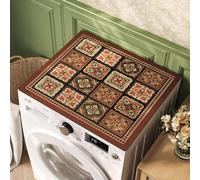 Vibeo Tapis de Rebord de Fenêtre Tapis de Protection à Motifs pour Sèche-Linge, Housse Absorbante pour Lave-Linge, Tapis Antidérapant Décoratif Anti-poussière pour Le Linge(Style B,40x40cm(16x16in))