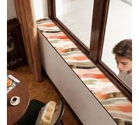 Vibeo Tapis de Rebord de Fenêtre Tapis de Rebord de Fenêtre Ultra-Fin, Coussin Absorbant et Lavable pour Fenêtre en Baie, Housse de Protection Antidérapante Découpable(Style C,50x25cm(20x10in))