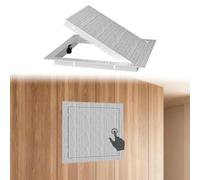 Vibeo Trappe de Visite Panneau de Visite Aspect Bois avec Verrouillage Magnétique, Petite Porte D'accès Affleurante de 10 à 40 cm, Cache-Tube Métallique pour Plomberie(E,30x40cm(11.8x15.7in))