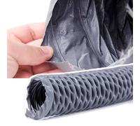 Vibeo Tuyau Evacuation Seche Linge Tuyau D'évacuation de Sèche-Linge en Nylon, 5 8 10 15 20 m Conduit de Chauffage Diesel, Conduit D'évacuation des Fumées Ignifugé(8.7in(22cm),L 65.6ft(20m))