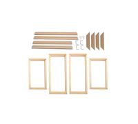 Vibering Cadre en Bois for Affiche en Toile, Cadre Photo de Grande Taille 70x140 100x200, Cadre Photo for décoration Murale de Salon, Maison, Bricolage (Color : Height 140 cm, Size : Width 70 cm)