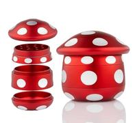 Viberium Grinder Metal Pro 45 mm - Accessoire Herbe, Effriteuse, Spice Grinder, Petit Grinders, 4 pièces, Gros XXL Original Herb Crusher, Moulin a Epices Manuel, Herbes Kit