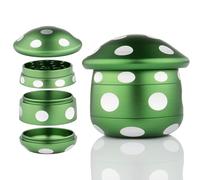 Viberium Grinder Metal Pro 45 mm - Accessoire Herbe, Effriteuse, Spice Grinder, Petit Grinders, 4 pièces, Gros XXL Original Herb Crusher, Moulin a Epices Manuel, Herbes Kit