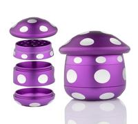 Viberium Grinder Metal Pro 45 mm - Accessoire Herbe, Effriteuse, Spice Grinder, Petit Grinders, 4 pièces, Gros XXL Original Herb Crusher, Moulin a Epices Manuel, Herbes Kit