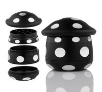 Viberium Grinder Metal Pro 45 mm - Accessoire Herbe, Effriteuse, Spice Grinder, Petit Grinders, 4 pièces, Gros XXL Original Herb Crusher, Moulin a Epices Manuel, Herbes Kit