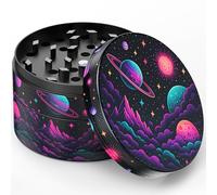 Viberium Grinder Metal Pro 63 mm - Accessoire Herbe, Effriteuse, Spice Grinder, Petit Grinders, 4 pièces, Gros XXL Original Herb Crusher, Moulin a Epices Manuel, Herbes Kit - 01 - NOVA