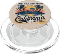 Vibes California Beach Retro Ocean West Coast Summer PopSockets PopGrip pour MagSafe