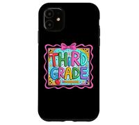 Vibes de troisième année avec motif Apple Pencil Coque pour iPhone 11