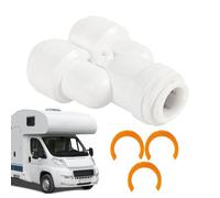 Vibhgtf Adaptateur pour vidange de camping-car - Connecteur universel de tuyau de 13 mm | Coude pour tuyau de vidange de camping-car - Pour la connexion de sortie et le drainage en camping en plein