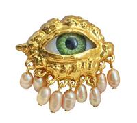 Vibhgtf Bague globe globe globe, bague pour les yeux féminins, bague en métal vintage avec et globe pour les yeux, bague de mode, bijoux pour femmes et filles pour sortir ensemble Maiso