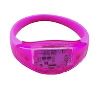 Vibhgtf Bracelet lumineux activé par le son avec contrôle musical, Consulte la descripción, Silicone, Il ne s'agit pas d'une pierre précieuse