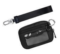 Vibhgtf Cartera Pequeña Para Mujer - Monedero Con Tarjetero y Correa de Muñeca | Cartera Impermeable Con Ventana ID Para Mujeres y Chicas, Viaje, USO Diario