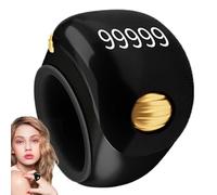 Vibhgtf Compteur de doigts - Clicker électronique à 5 chiffres avec affichage numérique, outil portable | Tasbeeh pivotant pour prière, méditation, relaxation, exercice des mains actives