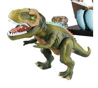 Vibhgtf Dinosaure télécommandé - Jouet électrique avec lumière, pulvérisation et Rugissement | Figurine électronique RC marchante pour garçons, Filles, Prix de Classe, Anniversaire, fête, Noël