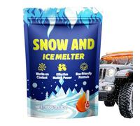 Vibhgtf Dissolvant de neige pour pare-brise - 100 g - Liquide de fonte transparent pour vitres de voiture - Pour les trajets d'hiver, le camping, les pique-niques, les camions, les SUV, les fenêtres