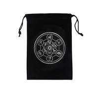 Vibhgtf Étui de Carte de Tarot | Étui de Carte de Tarot mystérieux de Magie Noire,Sacs de Cartes de Tarot durables pour Cartes de Jeu de Table de Divination des sorcières, BOR, Section D, riferimento
