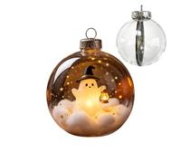 Vibhgtf Halloween Tree Ornaments, Lighted Ghost Pumpkin Cat Decorations