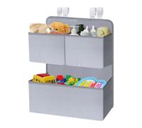 Vibhgtf Hanger Diaper Organizer - 3-Pocket Adjustable Secure Versatile | Changing Table Diaper Organizer Pouch for Bedroom Daycare Hospital Stroller Living Room Bathroom