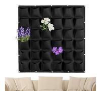 Vibhgtf Jardinière Verticale - Sac De Culture Suspendu pour Légumes, 36 Poches Décoratives | Jardinage pour La Maison, Terrasse, Balcon, Patio, Clôture, Tomate, Fraise,