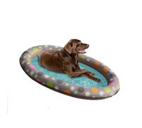 Vibhgtf Lit Flottant pour Animaux - Hamac d'eau Gonflable pour Chiens avec Anneau Ressort, Tapis Léger d'Été | Flotteur Rafraîchissant pour Jardin Vacances Lac Baignade Voyages