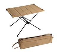 Vibhgtf Mesa plegable para acampar Mesa de campamento Mesa de pique-nique portátil, Mesa plegable compacta de aleación de con de transport, mesa plegable mesa de pique-nique résistant pour pique-nique