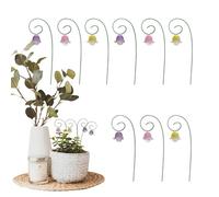 Vibhgtf Miniature de Jardin Heureux, de Fleurs d'orchidée, 9% en Jeu de Jardin décoratif de la vallée - Sommets de avec Fleurs d'orchidée pour Pots, poteaux de