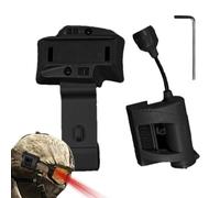 Vibhgtf montage casque - Lumière de travail LED ARC infrarouge, vert et | pour casques de sécurité Montage sur rail Lumière de signalisation de survie ARC dans