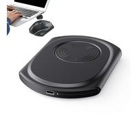 Vibhgtf Mouvement de la souris indétectable, mouvement de la souris | Tapis mobile ultra fin et silencieux pour : agitateur, appareils de productivité sans pilotes qui simulent M