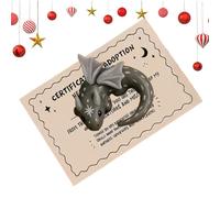 Vibhgtf Petits Animaux de Poche,Sculpture Anti-Stress en Forme de Dragon,Statue Souvenir Réconfortante | pour Adultes Maison Voyage Réunions De Travail Salles D'Attente Collègues Employés