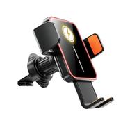 Vibhgtf Support de voiture avec recharge sans fil, porte-téléphone avec chargeur sans fil - Support pivotant pour la navigation - pour prise d'air du tableau de bord déplacements quotidiens Sedan SUV