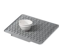 Vibhgtf Tapis de séchage de vaisselle en silicone pour comptoir de cuisine, support antidérapant | Base d'évacuation d'eau pour assiettes, bols couverts, biberons, appartement, préparation des repas