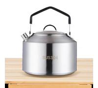 Vibhgtf Teteras de Camping - Compacta Portátil Resistente, Hervido Rápido | Fuego de Campamento, Bushcraft, Senderismo, Mochila, Ligera y Duradera Hervidor de Agua para Camping