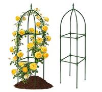 Vibhgtf Trellis for Climbing Plants Outdoor | Réglable Height Vertical Obelisk Stand | Climbing Plant Trellis,for Balcony House Outside Wedding Vegetable Flower Fruit