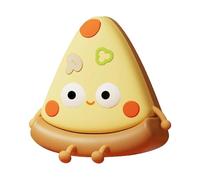 Vibhgtf Veilleuse Squishy - Lampe en forme de pizza, toucher LED en silicone | Petite lampe spongieuse en silicone, lampe de nuit rechargeable à contrôle tactile, réglable pour chambre à coucher et