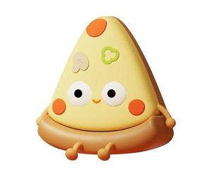 Vibhgtf Veilleuse Squishy - Lampe en forme de pizza, toucher LED en silicone | Petite lampe spongieuse en silicone, lampe de nuit rechargeable à contrôle tactile, réglable pour chambre à coucher et