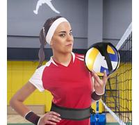 Vibhgtf Volleyball Master Support d'entraînement Multi-compétences Support de Football avec | Réseau de, d'entraînement Efficace pour Volley-Ball, Cordes élastiques d'entraînement de Balle