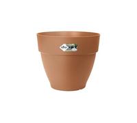 Elho Pot de fleurs rond Vibia Campana - Ø 55 x H 47 cm - Extérieur - 100% recyclé - Marron