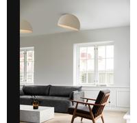 VIBIA Duo Plafonnier LED, coupole, 487658/1B,
