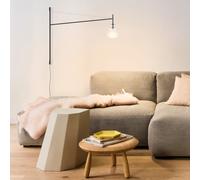 VIBIA Tempo Applique murale, LED avec câble d’alimentation et câble de tension, ovale, 575818/15,