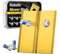 VIBINHO 36 Pièces Lame Robot Tondeuse, Couteaux Robot Tondeuse avec 36 Anti-Blocage Vis, Lames de Rechange en Acier Inoxydable Compatible avec Worx, LandXcape, Zoef, Scheppach et Einhell