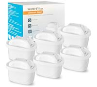 VIBINHO 6 Pièces Cartouches De Filtre à Eau Compatibles avec Brita Maxtr Maxtra Pro, Marella, Style, Elemaris, Réduction de Chlore Impuretés