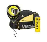 Vibora Black Mamba Classic Edition plus sac de raquettes, + tube de balles nosize