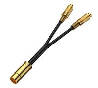Viborg Câble audio stéréo DIN 5 broches avec 2 fiches phono RCA Ce câble est adapté pour connecter diverses sources audio à un amplificateur B&O Naim Quad ou similaire