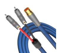 Viborg Câble d'interconnexion DIN 5 broches vers 2 RCA/phono pour Naim/B & O 1 m