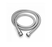 VIBORG SUS304 Flexible de douche extra long en acier inoxydable de 1,7 m avec rondelles intégrées - Câble de rechange universel anti-torsion pour pommeau de douche en nickel satiné