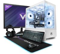 VIBOX II-134 PC Gamer Complet • 23" Écran • Intel Core i5 10400F 4,3 GHz • Nvidia RTX 4060 8 Go • 16 Go RAM • 1 to NVMe SSD • Windows 11 • WiFi
