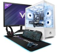 VIBOX II-372 PC Gamer Bundle • Intel Core i5 10400F 4.3GHz • Nvidia RTX 5050 8 Go • 16 Go RAM • 500 Go SSD • Windows 11 • 23" Monitor • WiFi
