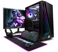 VIBOX III-406 PC Gamer Complet • 23" Écran • Intel Core i7 12700KF 5,0 GHz • AMD Radeon RX 9070 16 Go • 16 Go RAM • 1 to NVMe M.2 SSD • Windows 11 • WiFi