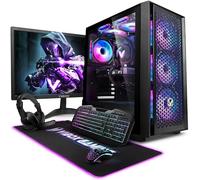 VIBOX IV-128 PC Gamer Complet • 23" Écran • AMD Ryzen 7 5700X 4,6 GHz • Nvidia RTX 5060 8 Go • 16 Go RAM • 1 to NVMe M.2 SSD • Windows 11 • WiFi